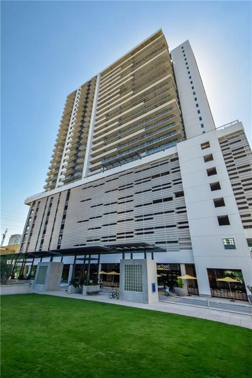 Modern Vertical Concrete and Glass