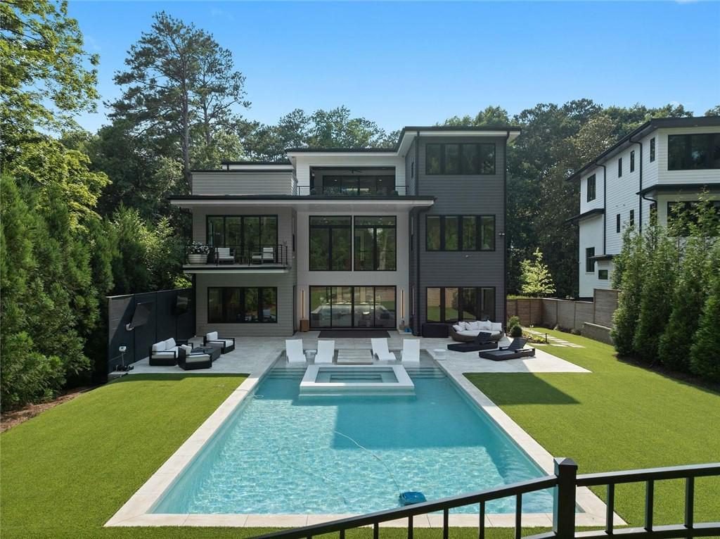 Slate Gray Modern Poolside