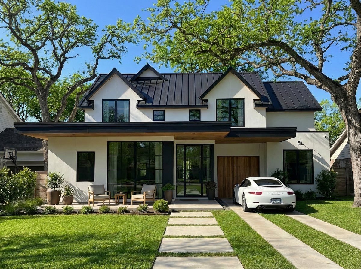 Modern Prairie with Charcoal Metal