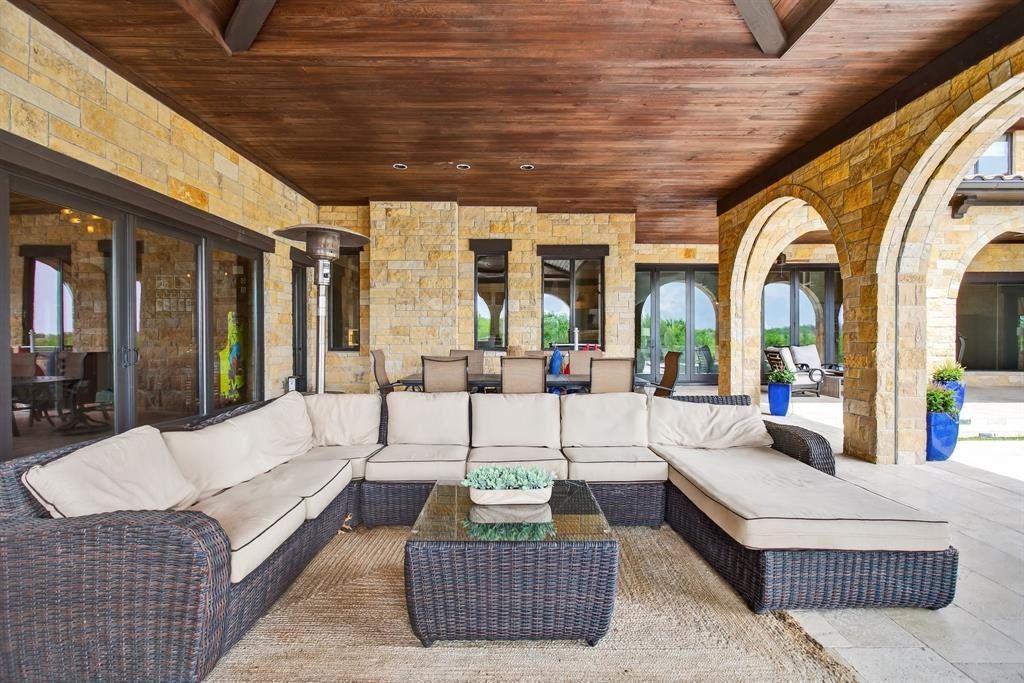 Warm Wood and Stone Retreat