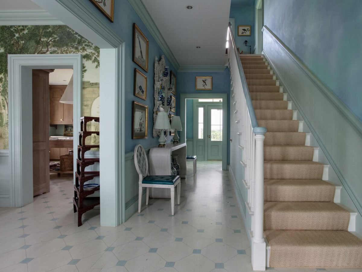 Powder Blue Gallery Hallway