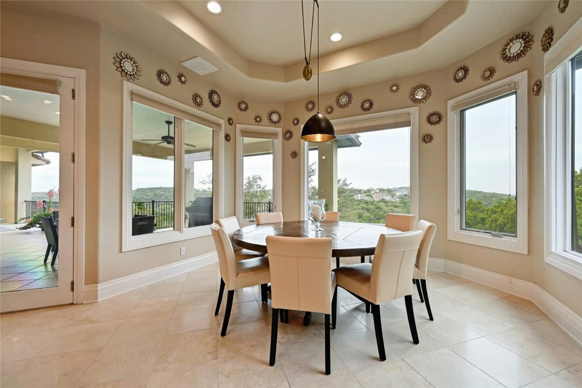 Warm Taupe with Sunburst Accents