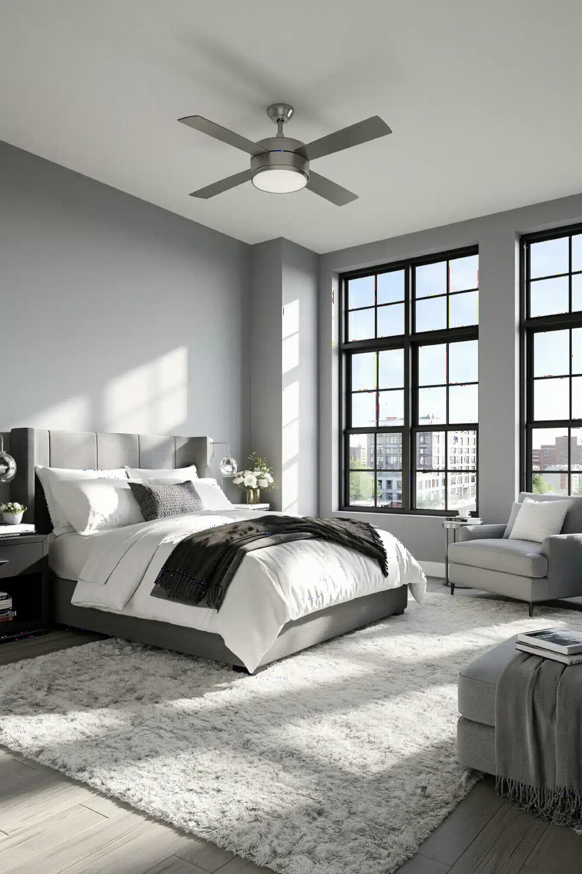 Industrial Grey with Plush Softness