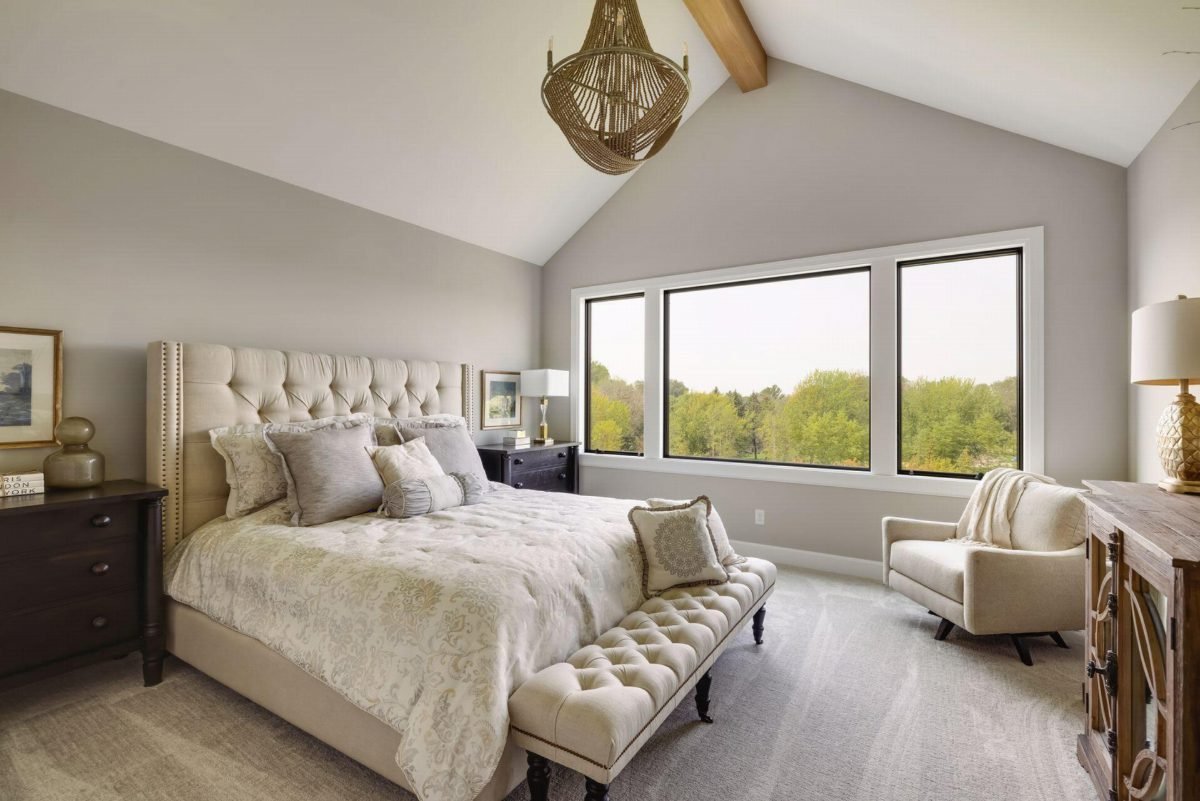 Tufted Elegance Under Vaulted Peaks