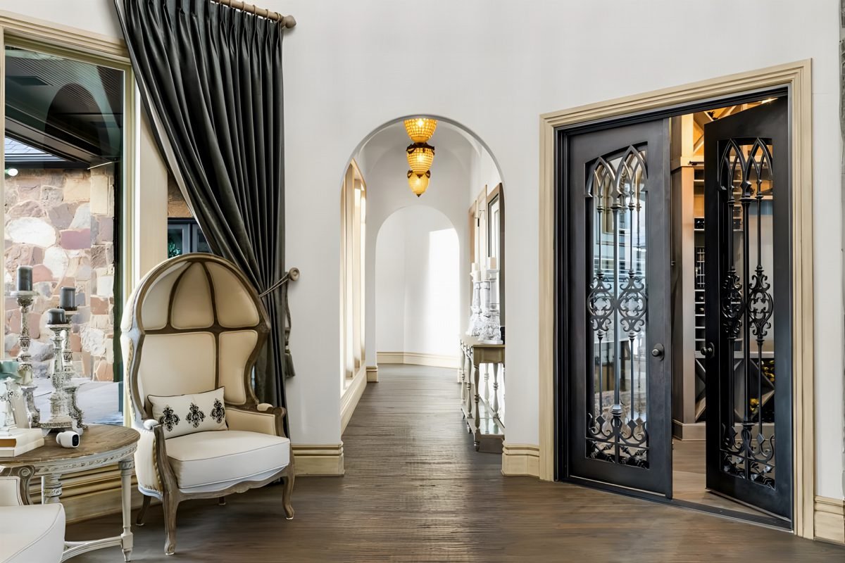 Gilded Arches and Iron Doors