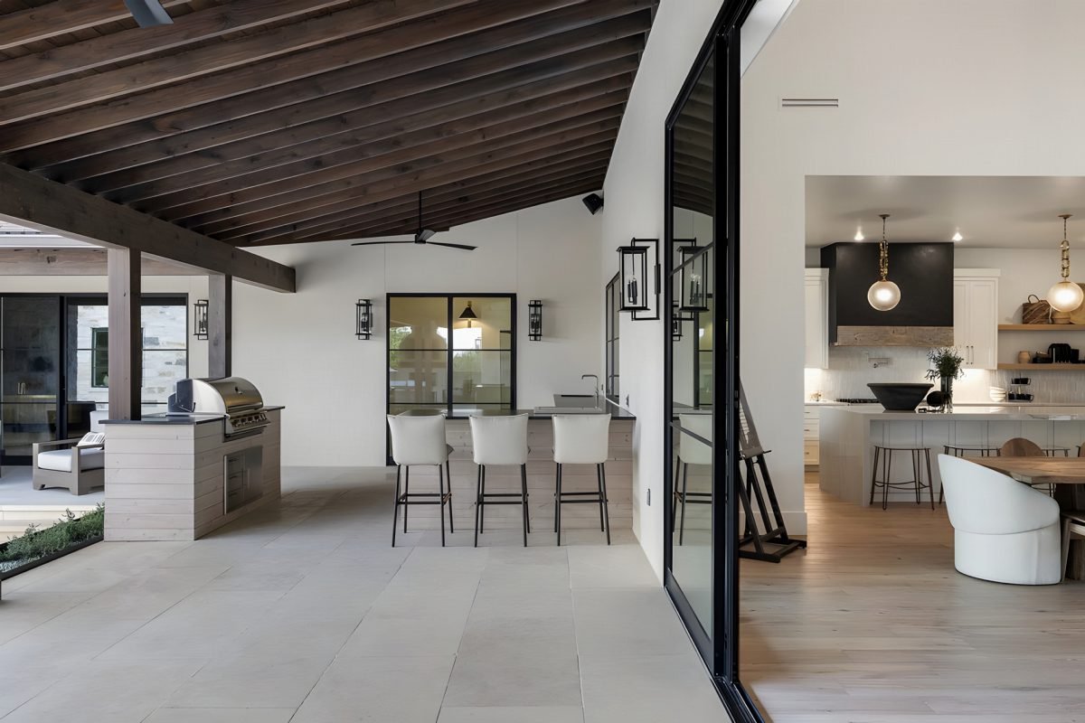 Covered Courtyard Cooking Space