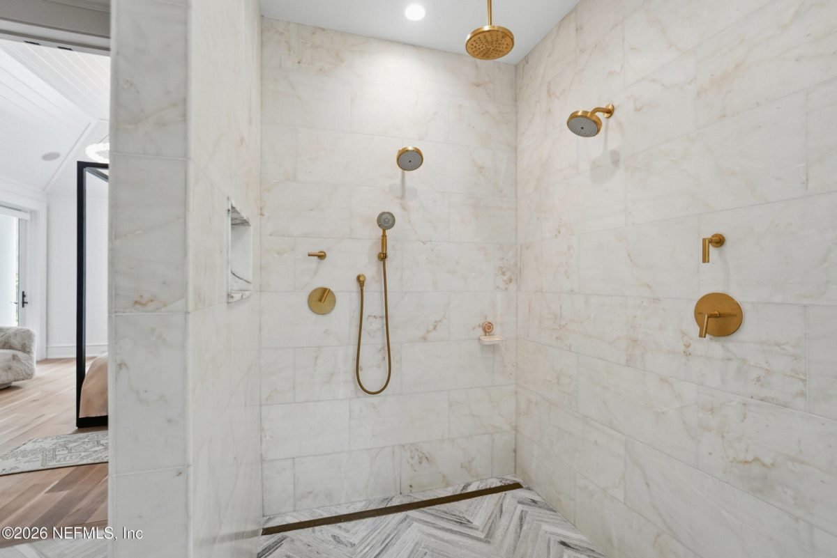Marble Grandeur with Brushed Gold
