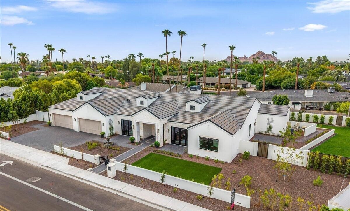 Crisp White Desert Contemporary
