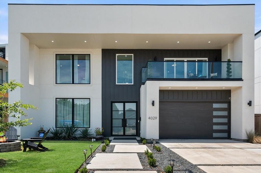 Sleek White and Charcoal Modern