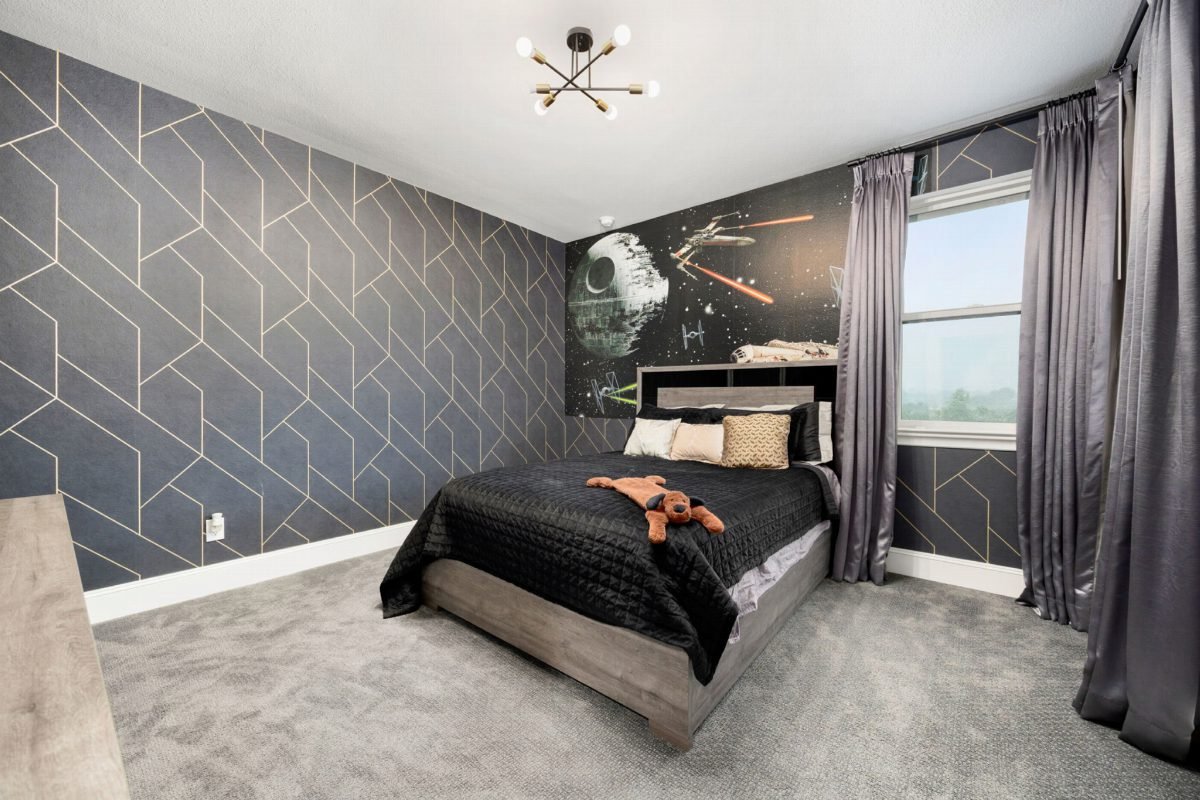 Cosmic Gray with Geometric Lines