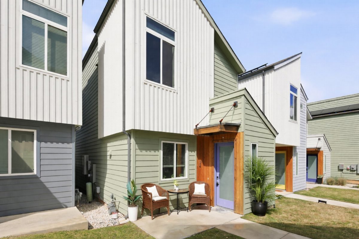 Sage Siding and Warm Cedar
