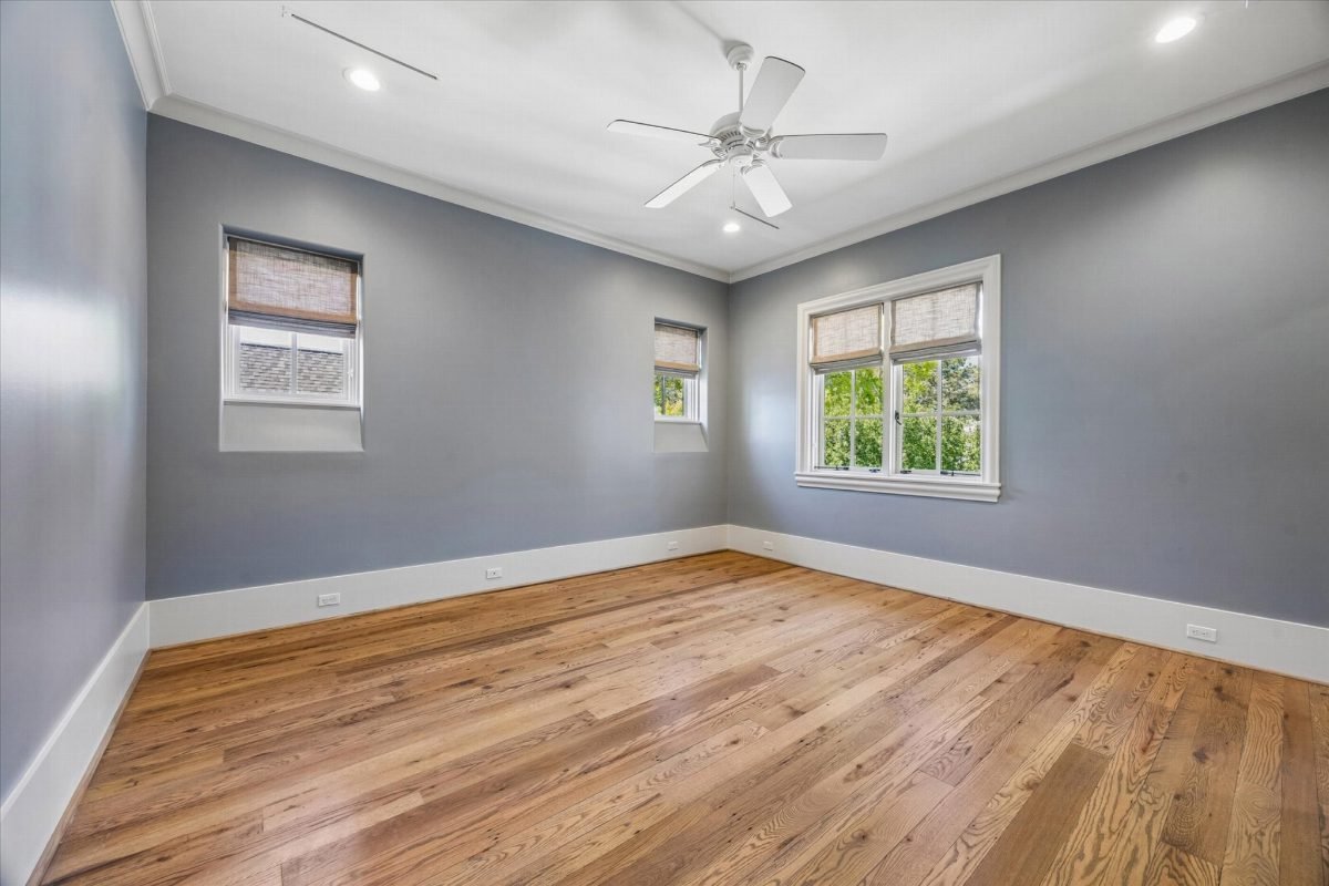 Slate Gray and Honey Oak