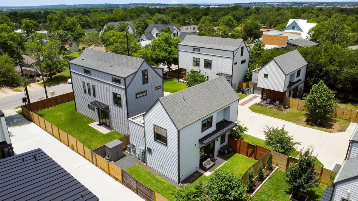 Pale Blue Modern Farmhouse