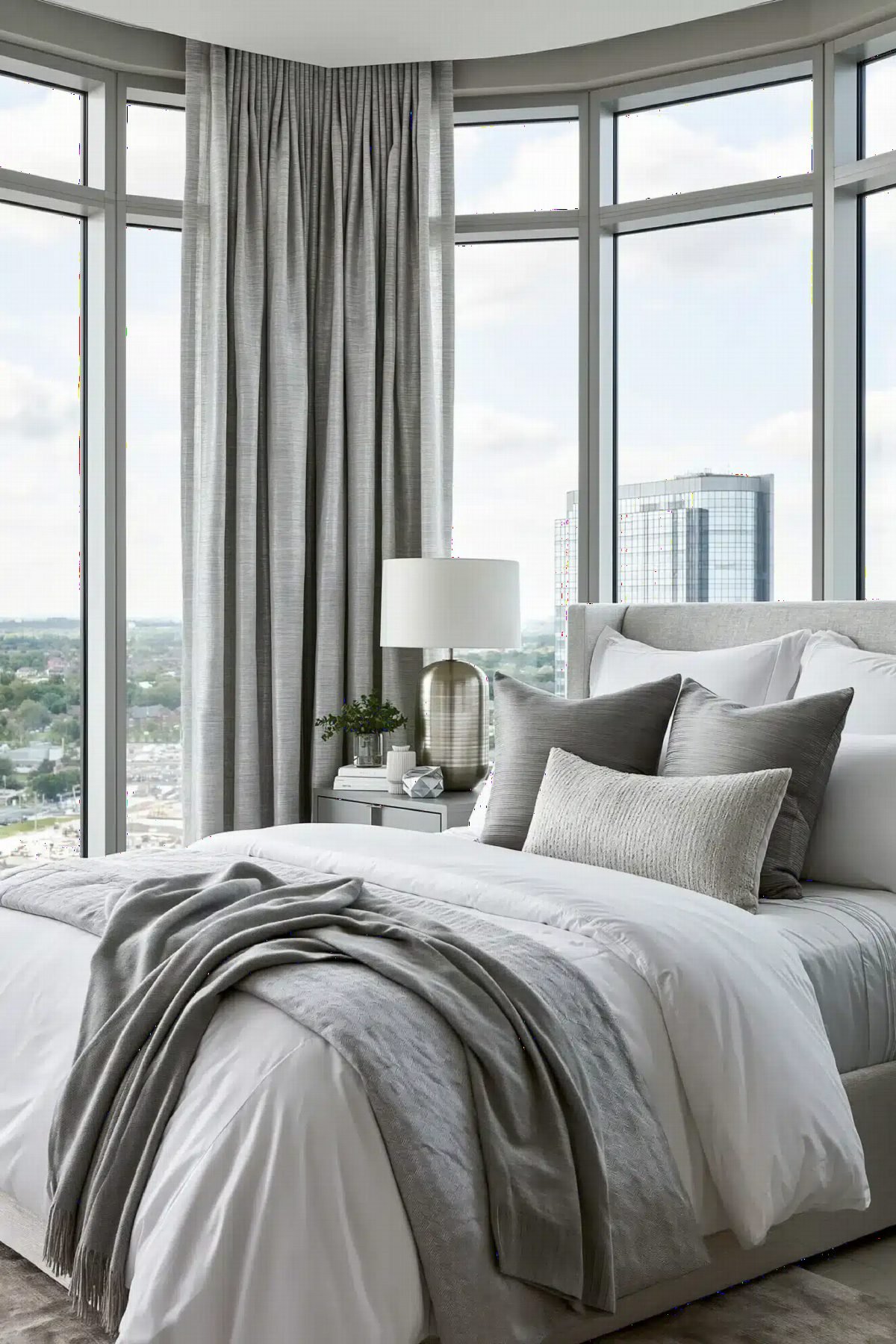 Grey Textures and White Calm