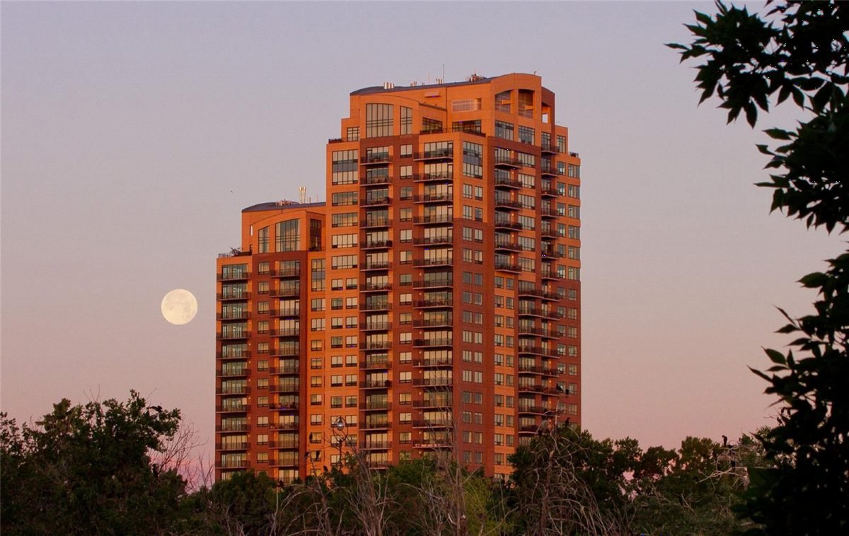 Sunlit Brick High-Rise Elegance