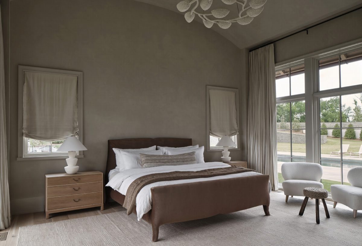 Muted Taupe and Natural Oak