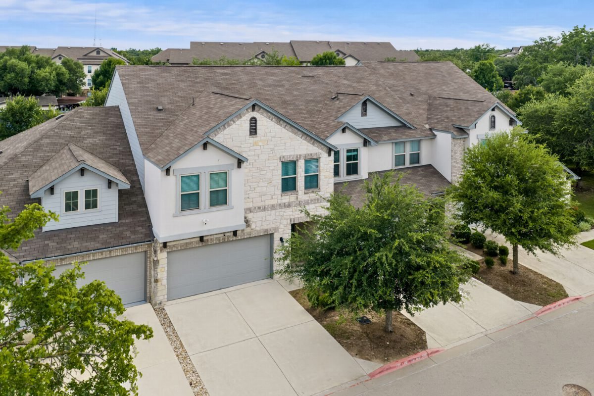 Stone and White Suburban Charm