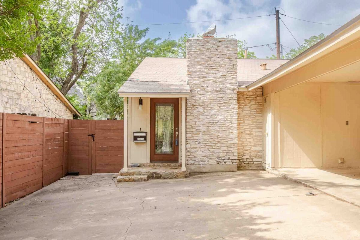 Rustic Cedar and Cream Stone