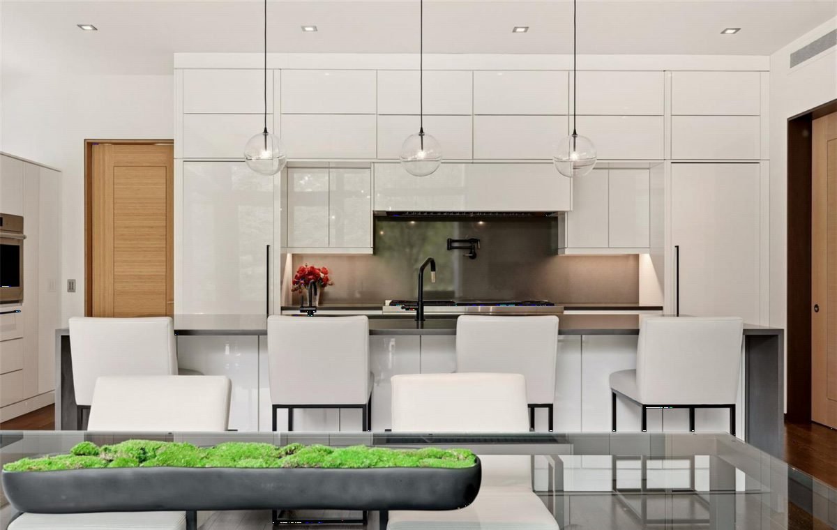 Sleek White and Glass Minimalism