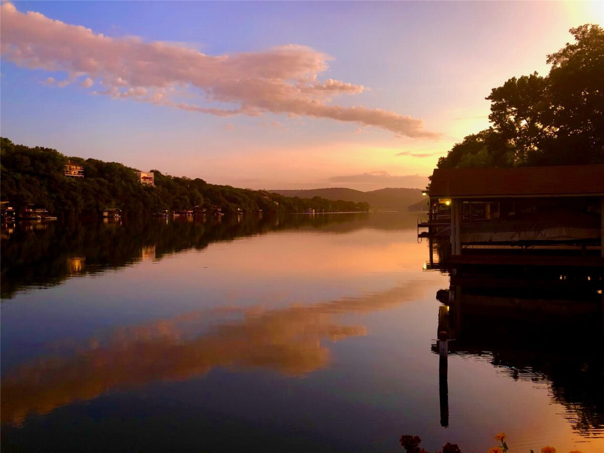 Golden Hour Lakefront Serenity