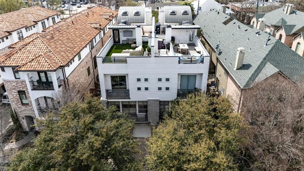 Crisp White Cube with Metal Roof