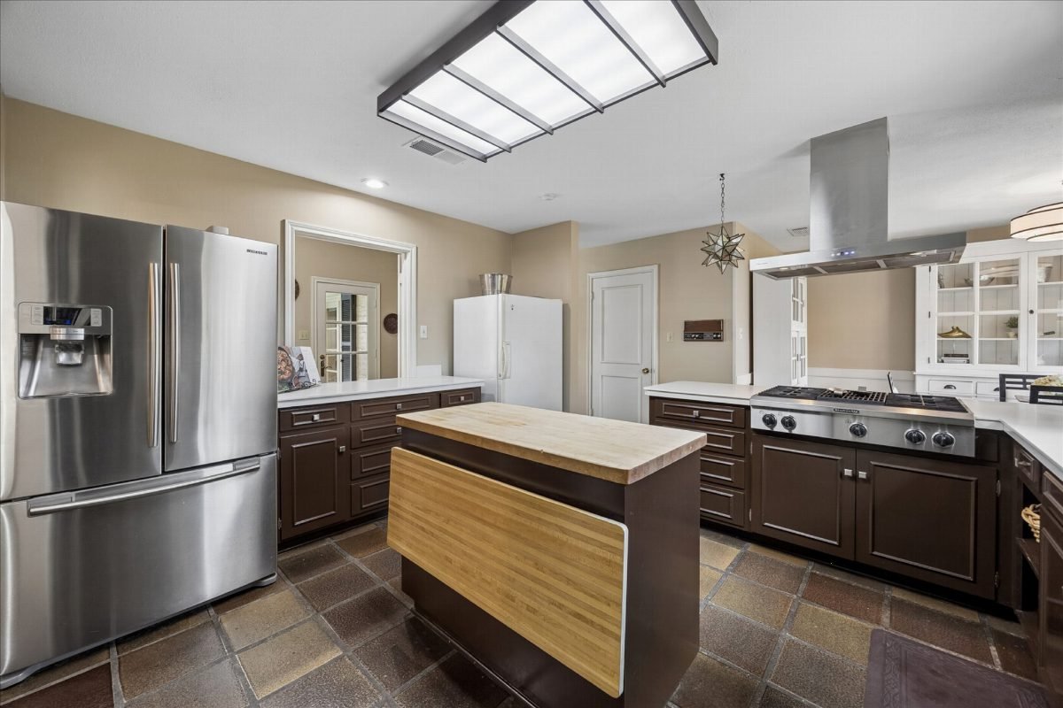 Dark Wood and Glass Ceiling