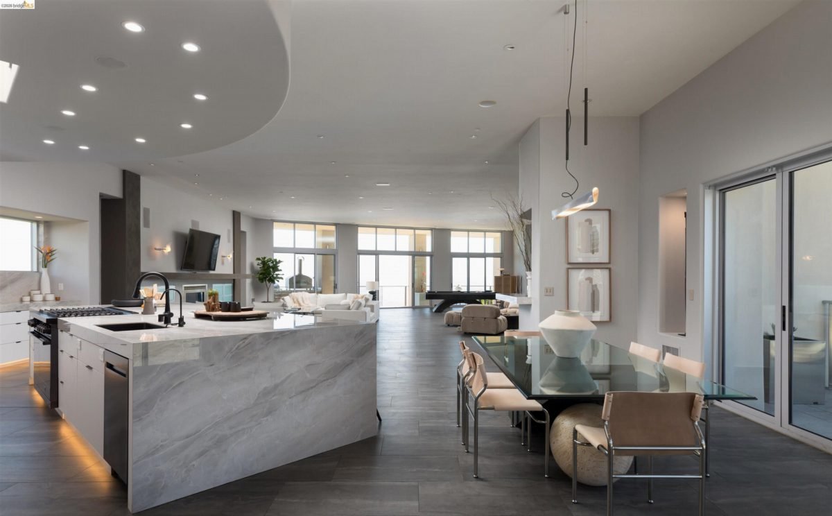 Marble Island and Glass Dining