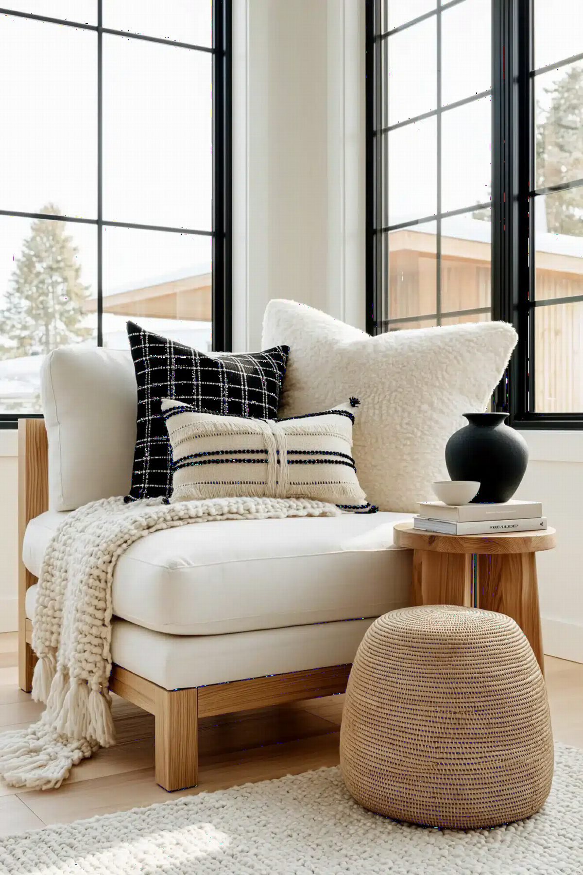 Cozy Black and White Textures
