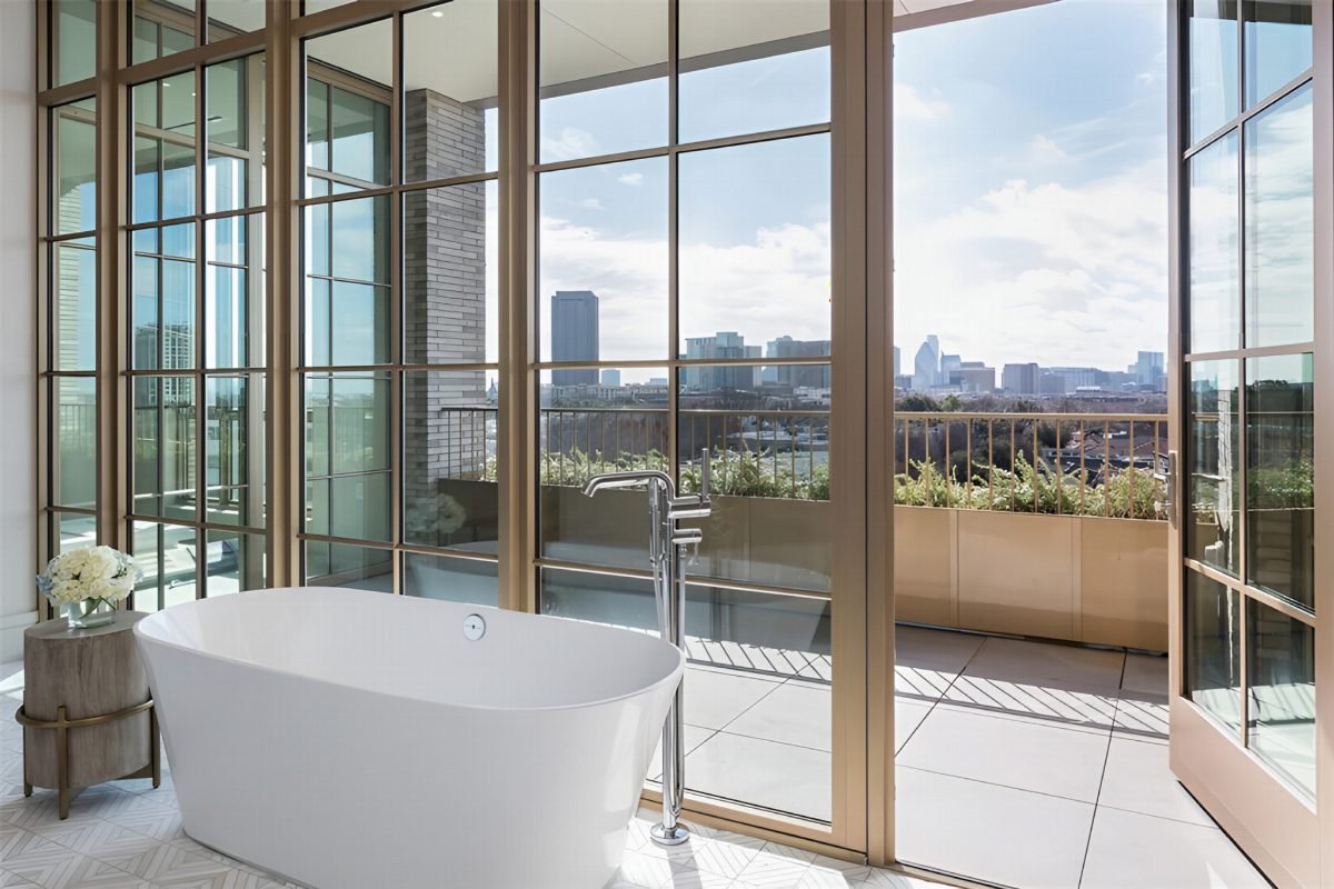 Brass Framed Soaking Oasis