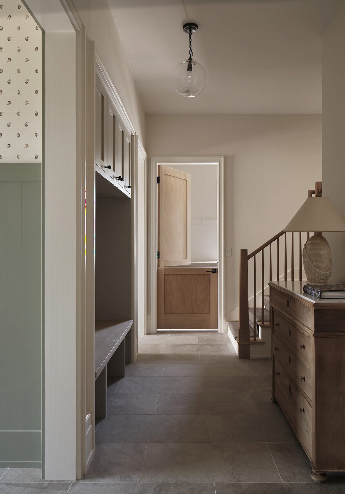 Warm Oak and Grey Stone