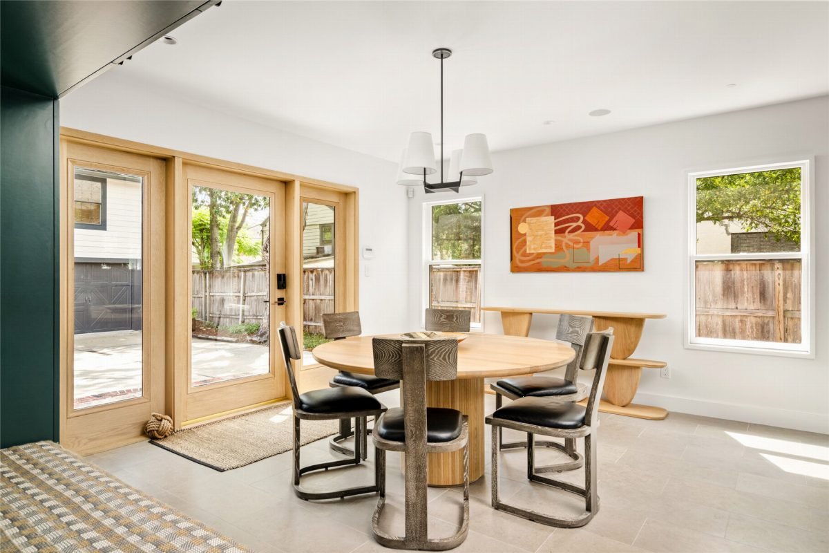Honey Oak and Rattan Elegance