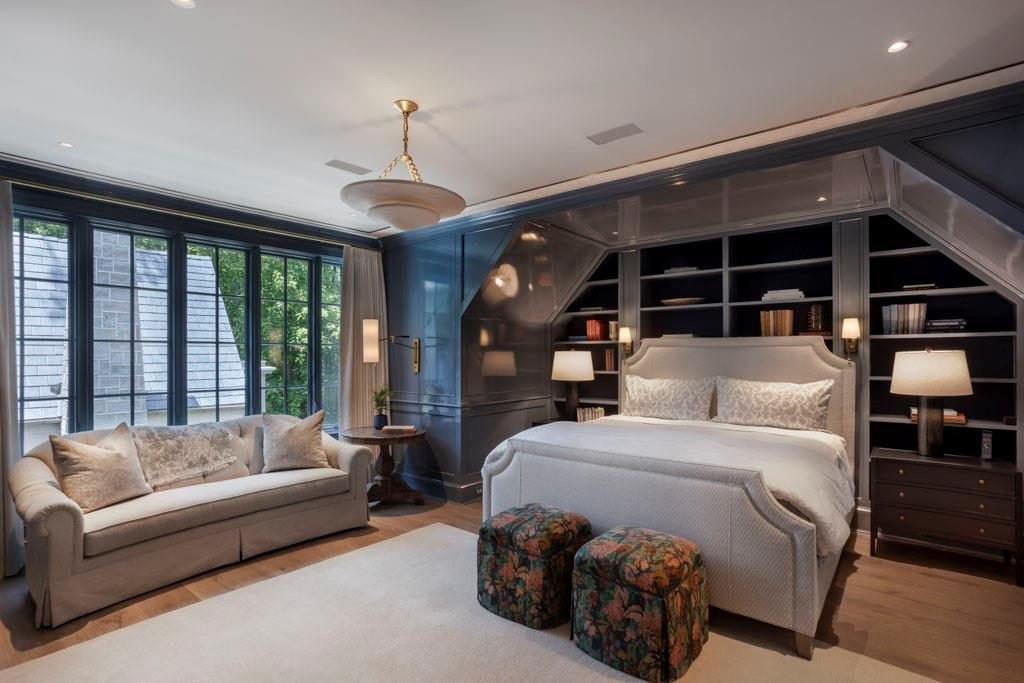 Slate Blue and Cream Bedding
