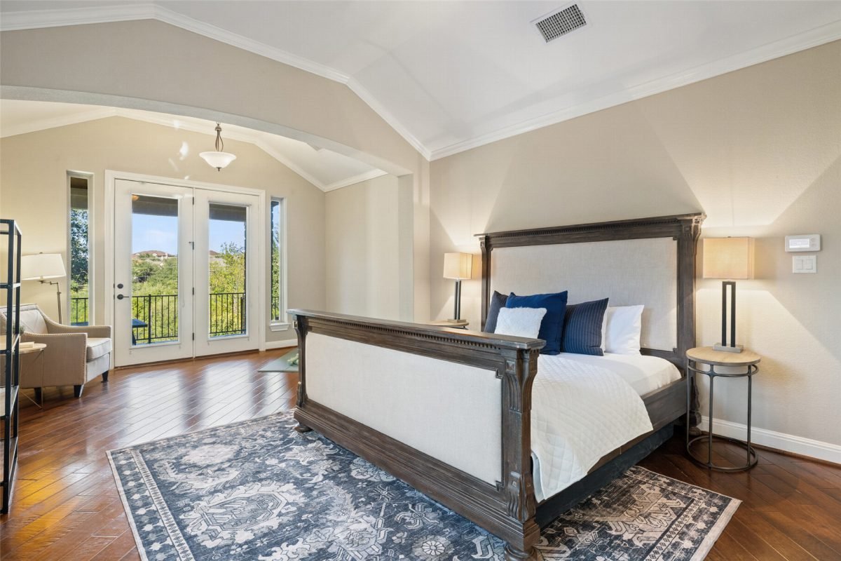 Vaulted Elegance with Dark Wood