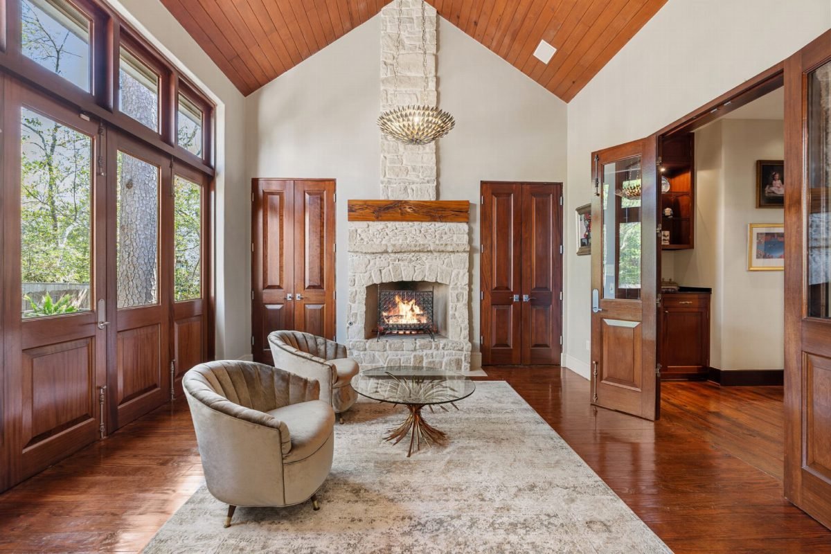 Stone Hearth and Cedar Vault
