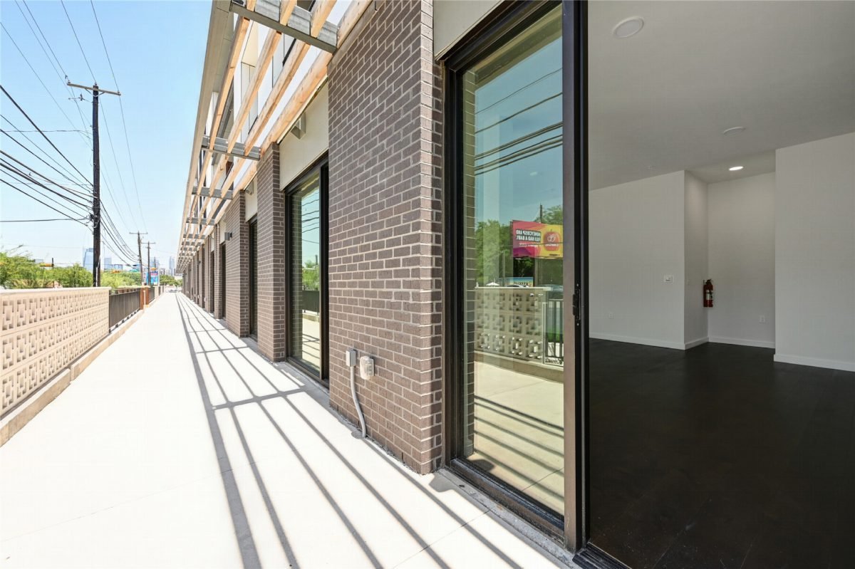 Brick Facade with Glass Frontage