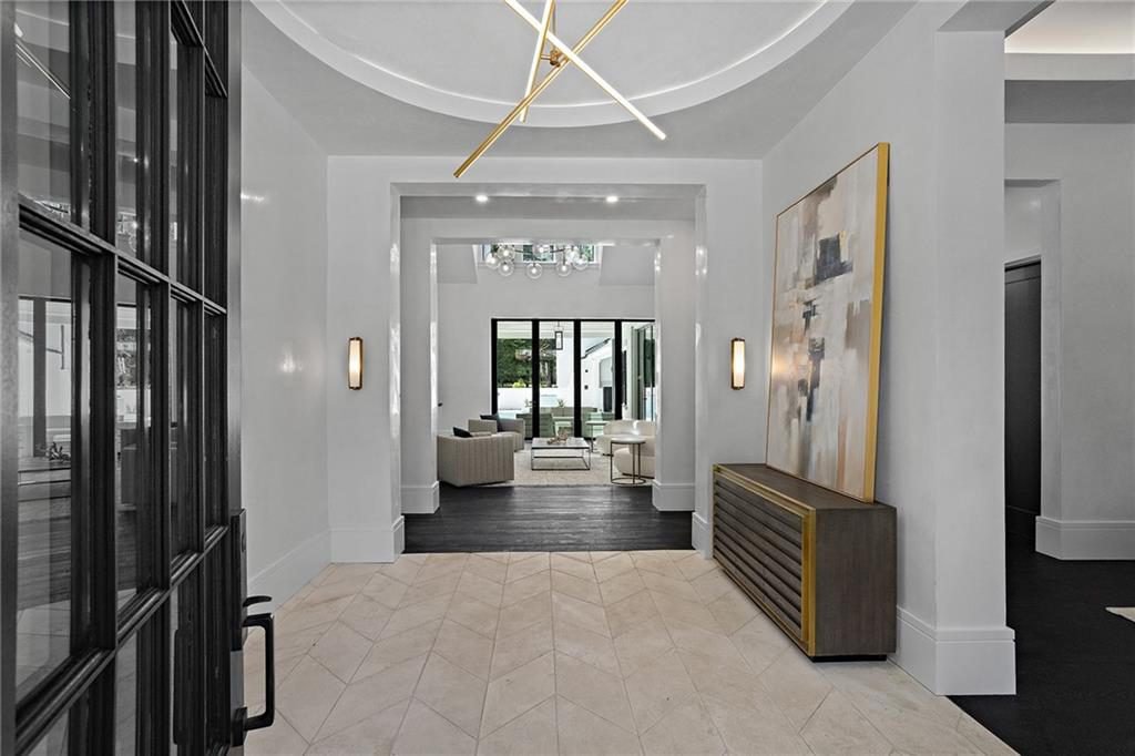 Gold-Trimmed Gallery Entry