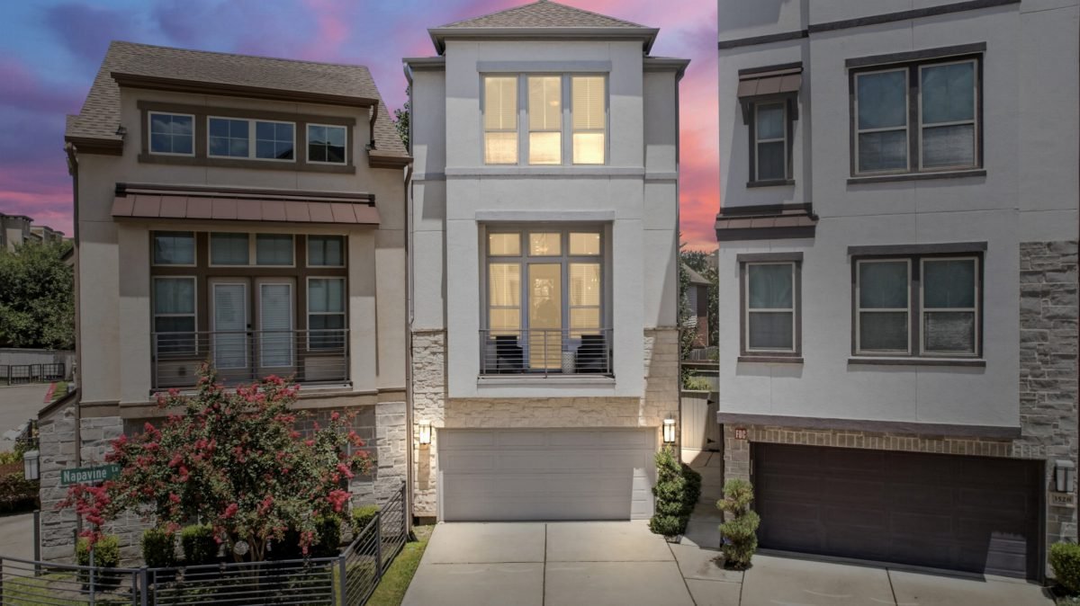 Warm Beige and Stone Facade