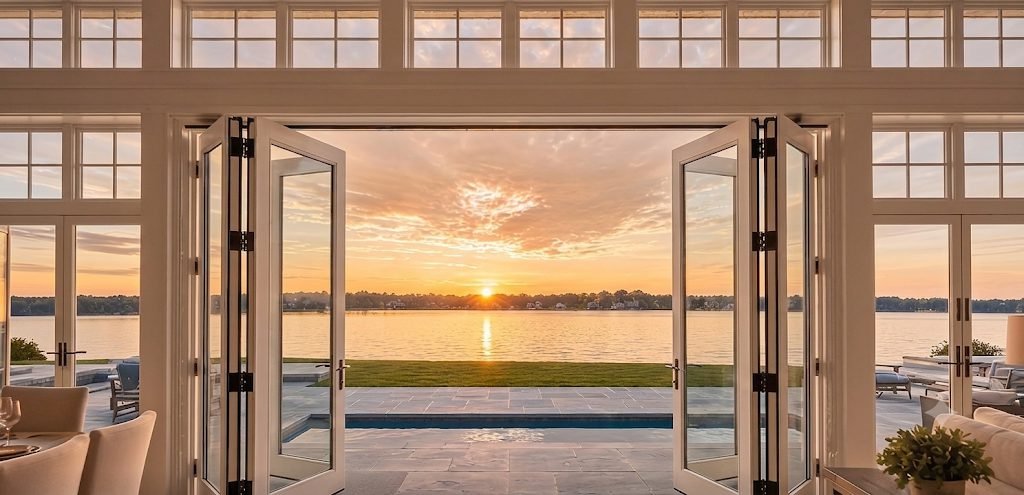 Folding Doors and Sunset Views