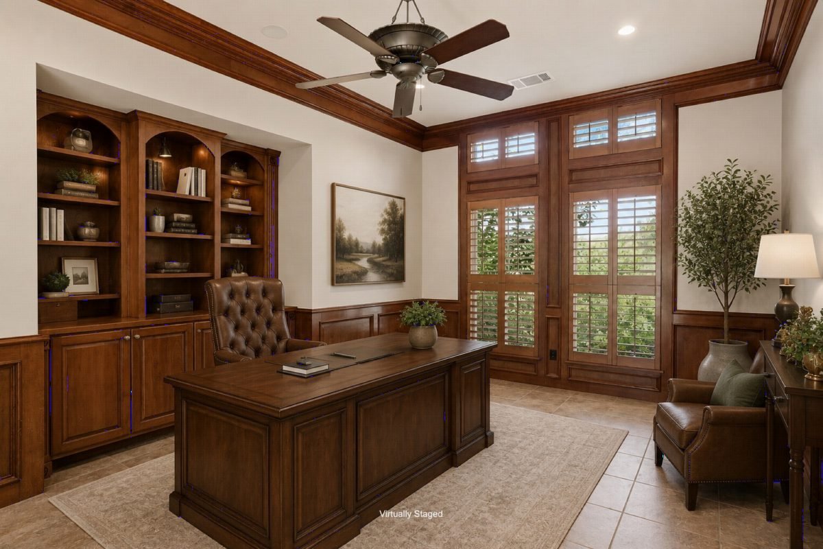 Walnut Study with French Light