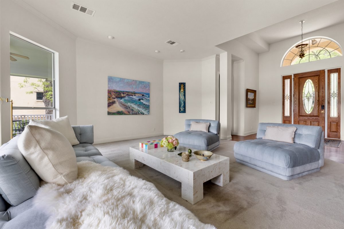 Powder Blue Calm with Marble