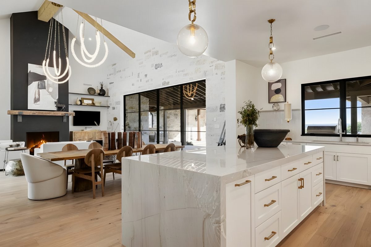 Ivory Marble and Brushed Brass