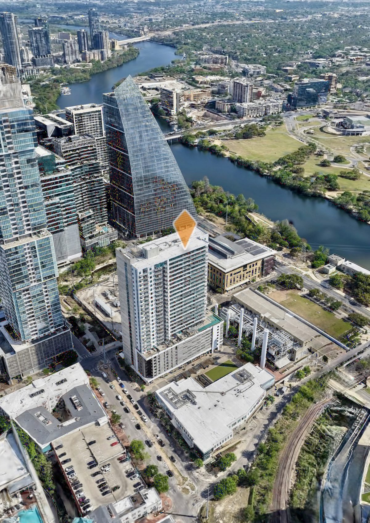 Riverfront Glass and Concrete