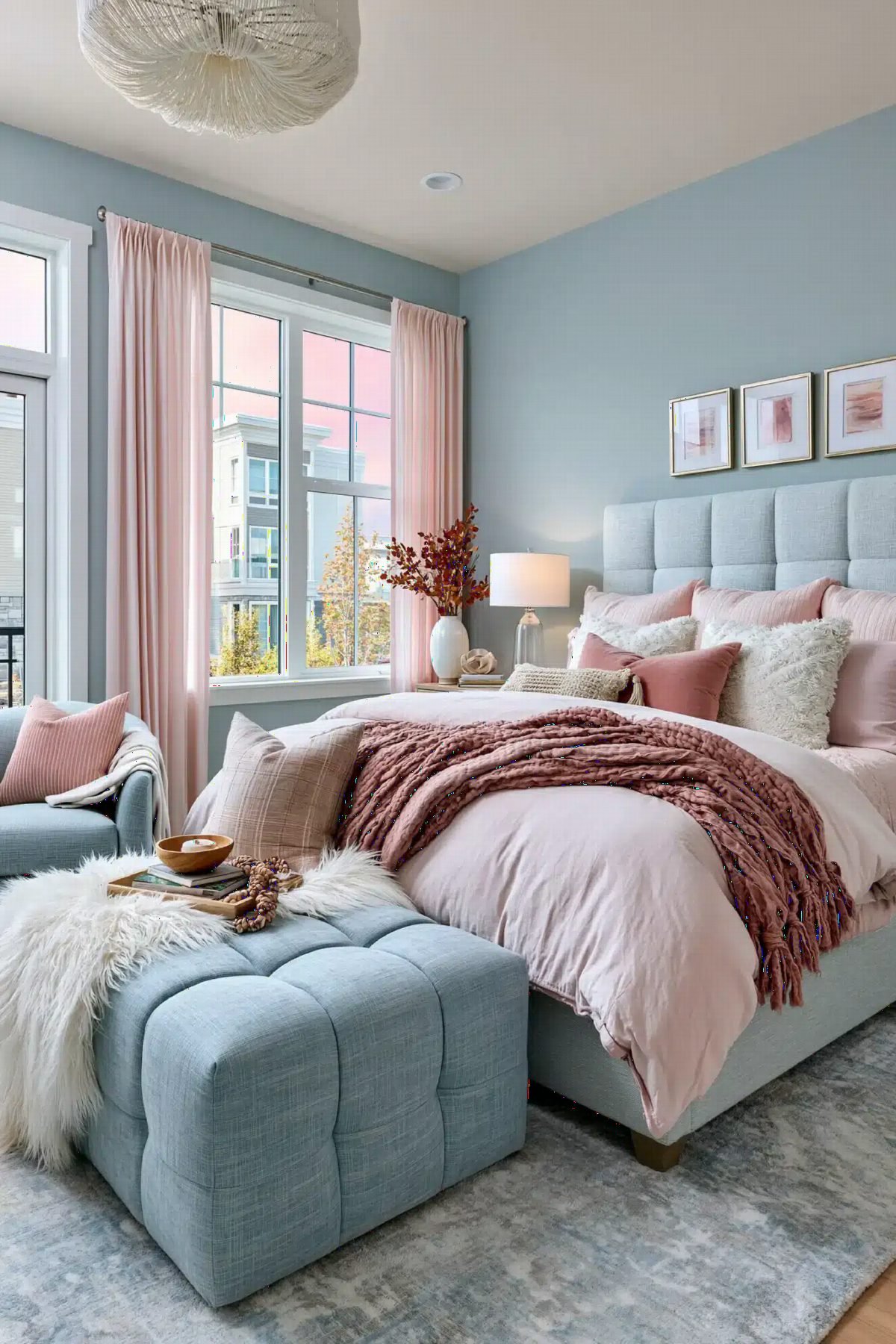 9 Light Blue and Pink Bedroom Ideas That Bring 2026 Home