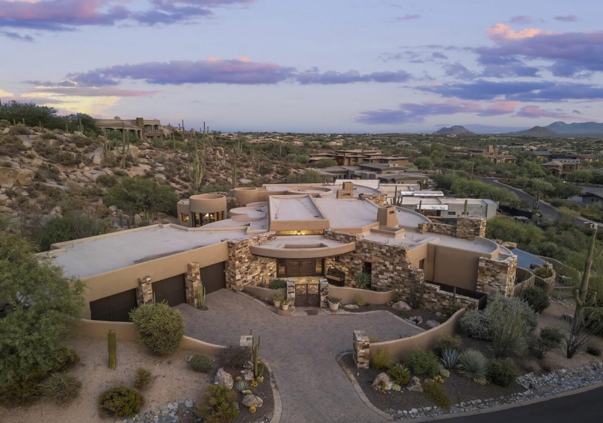 Curved Adobe and Desert Stone