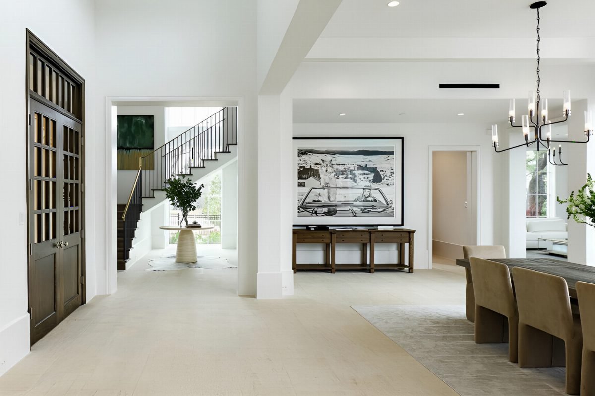 Sculpted Wood and White Air