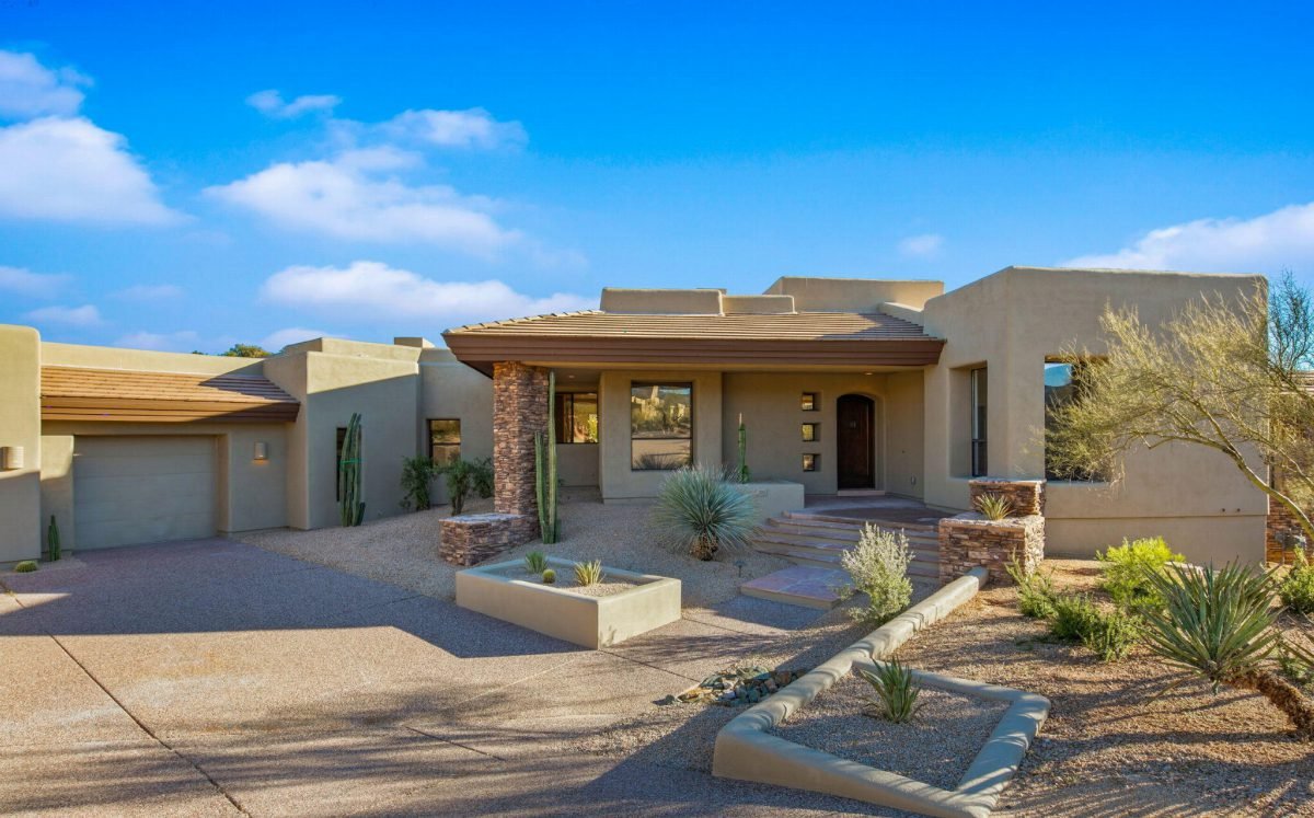Desert Adobe and Woven Canopy