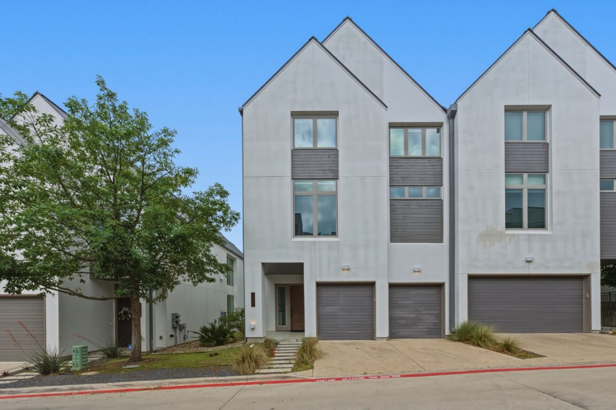 Cool Gray Minimalist Facade