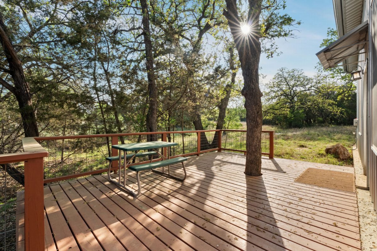 Cedar Deck Meets Forest Calm