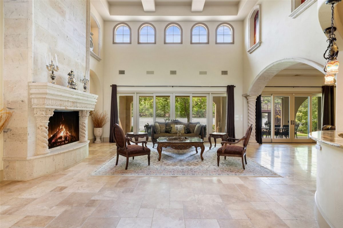 Sunlit Marble and Arched Openings