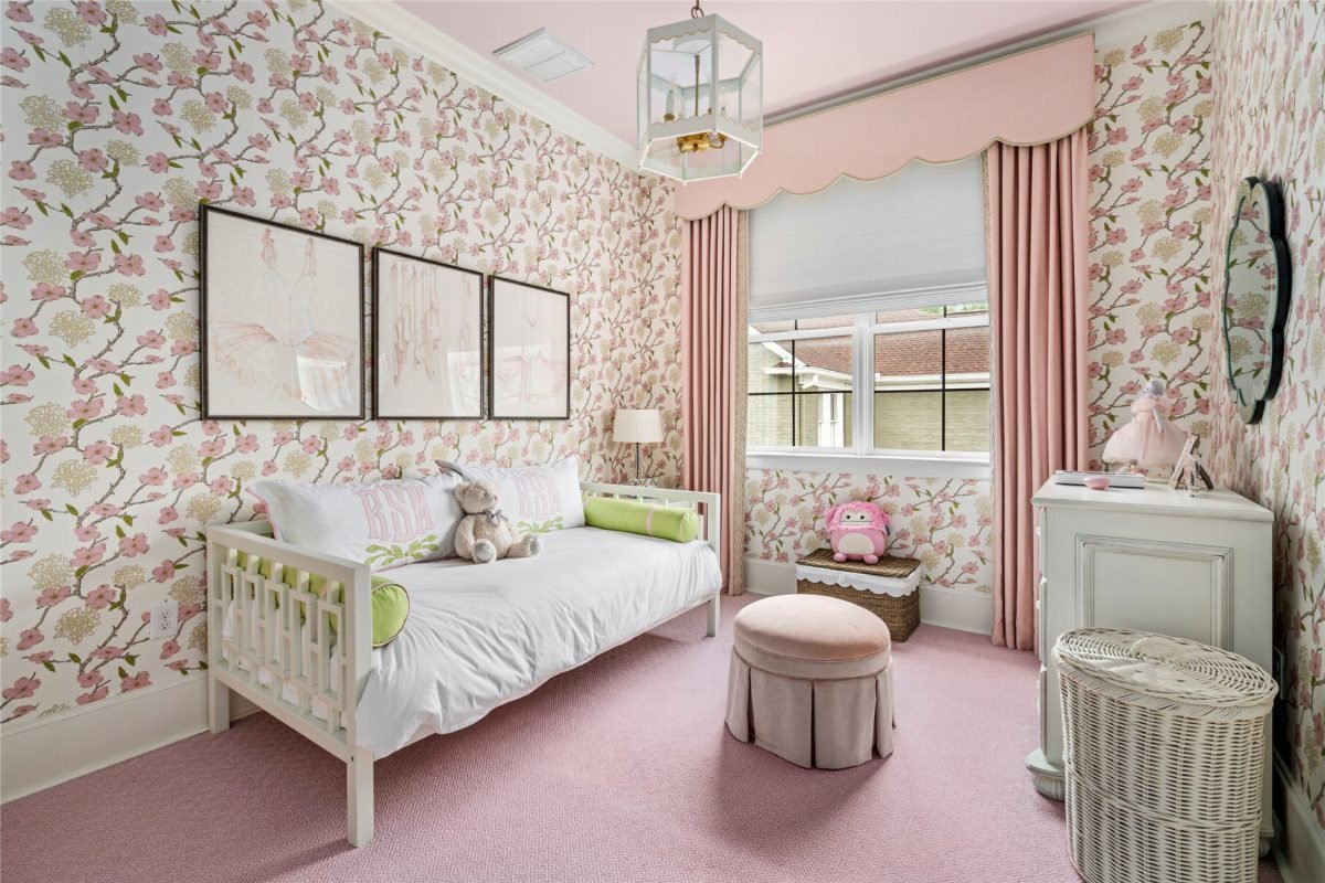 Floral Pink Nook with Woven Textures